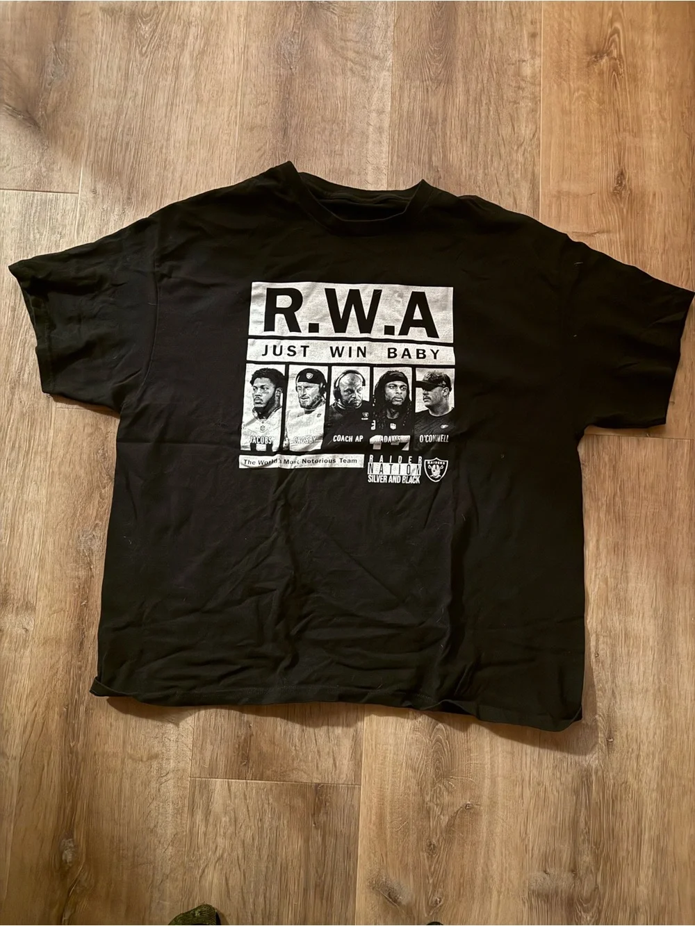 Raider Nation - RWA Raiders With Attitude 2XL T-Shirt - Picture 4 of 4